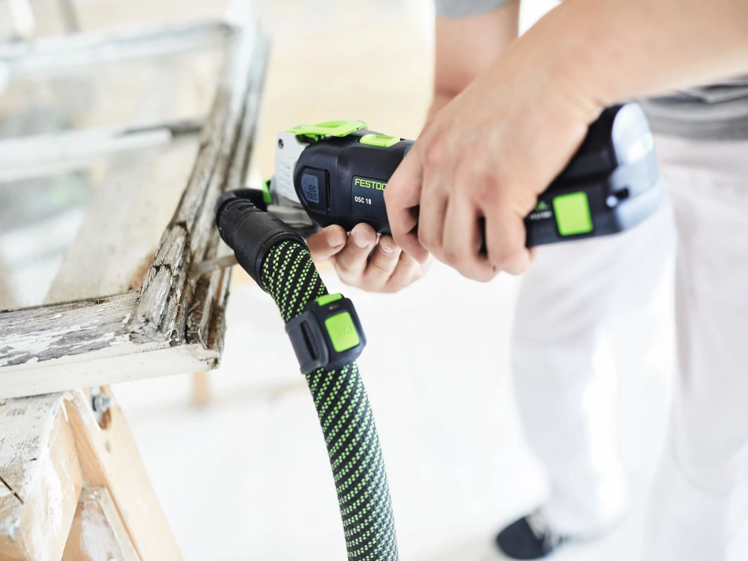 Festool OSC 18 E-Basic Vecturo 18V Li-ion Accu multitool in systainer - met 4.0Ah accu