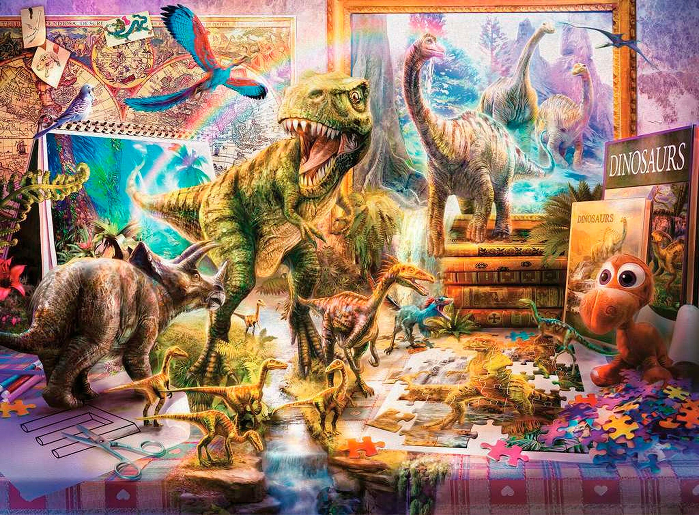 Ravensburger Dinos im Kinderzimmer