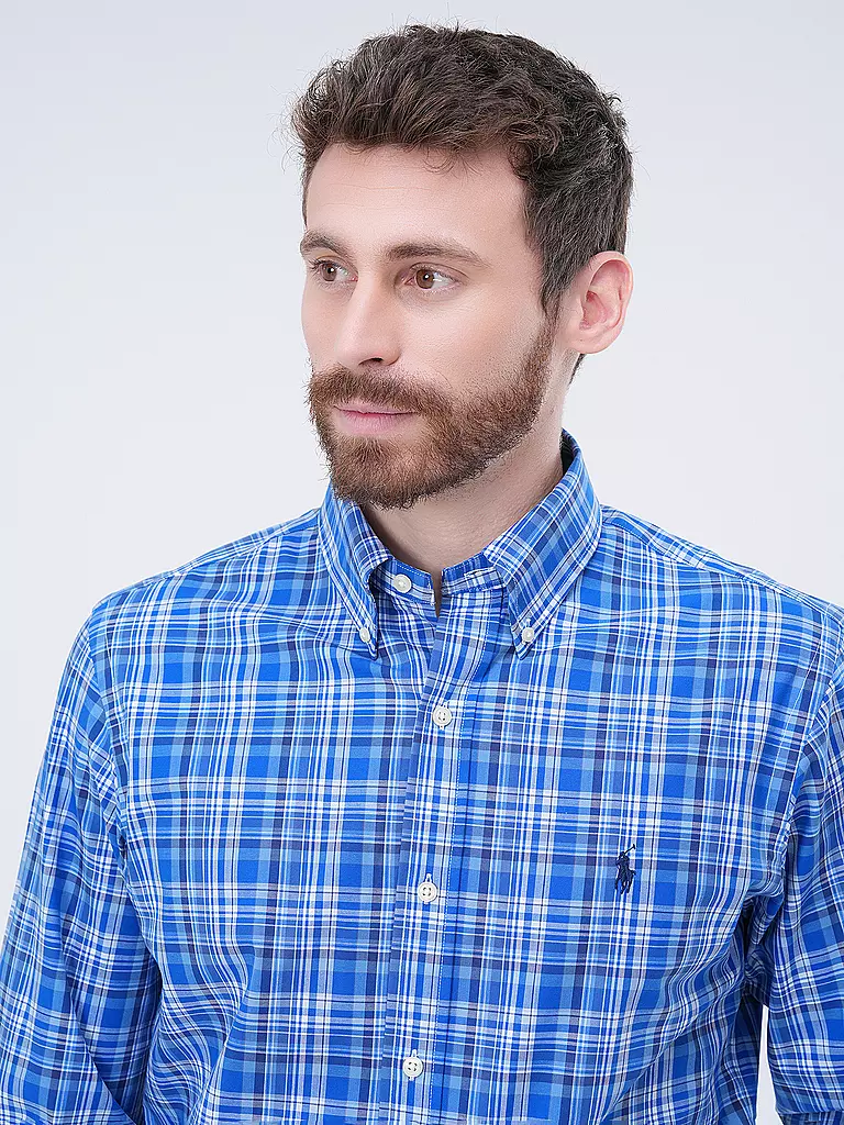 POLO RALPH LAUREN Hemd Custom Fit blau