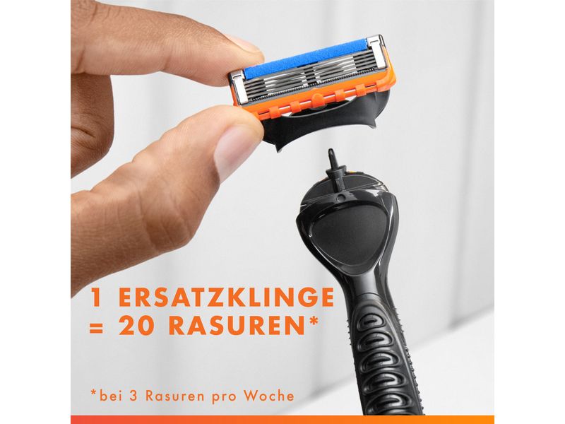 Gillette Herrenrasierer Gillette Fusion5 Power 12er   Hands Rasierer für Männer mit Gleitstreifen für ein sanftes Gleiten