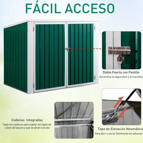 casinha de jardim verde para uso externo