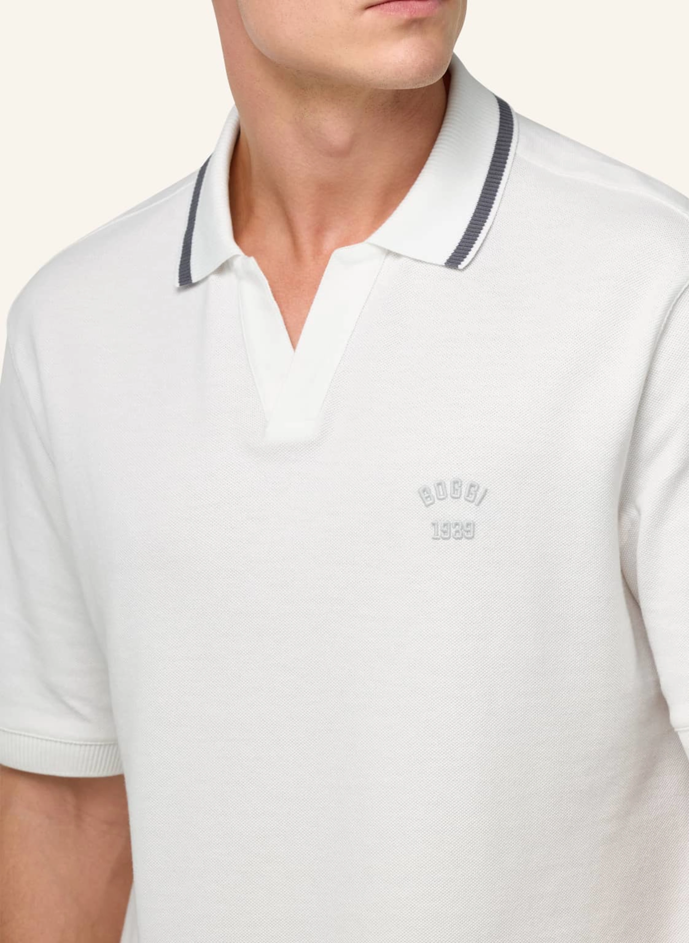 BOGGI MILANO Piqué-Poloshirt