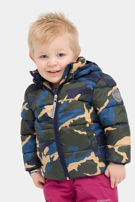 Nordbjørn Narvik Puffjakke, Camo Blue