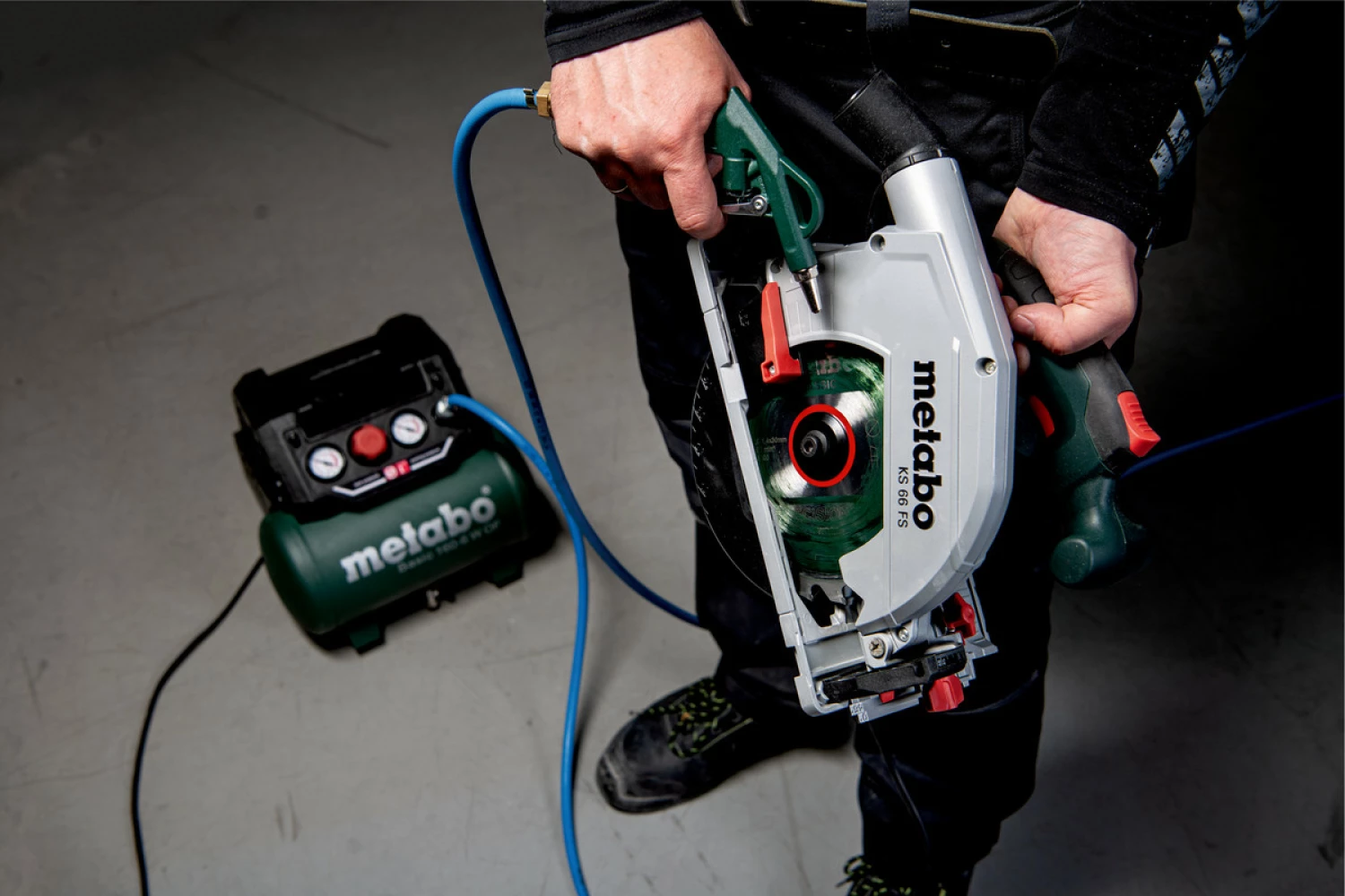 Metabo Basic 160-6 W OF Compressor - 8 bar - 6L - 55 l/min