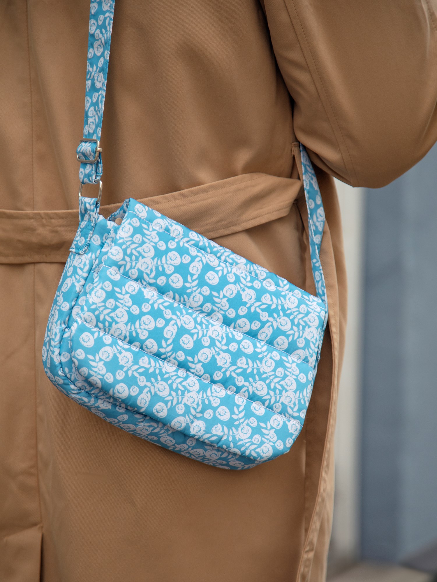 Crossbody-taske | 20 x 15 cm. | Milky Blue