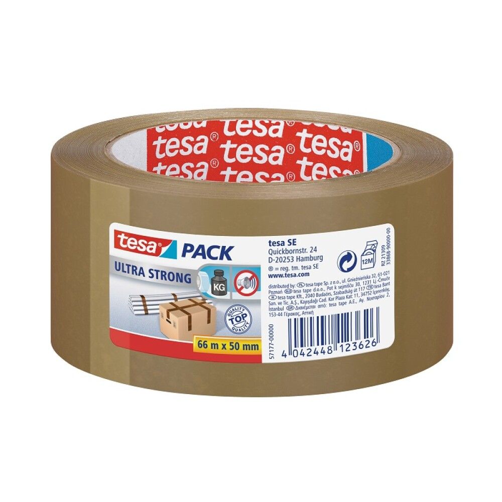 PAKKETAPE TESA PACK ULTRA STRONG 66MX50MM BRUN