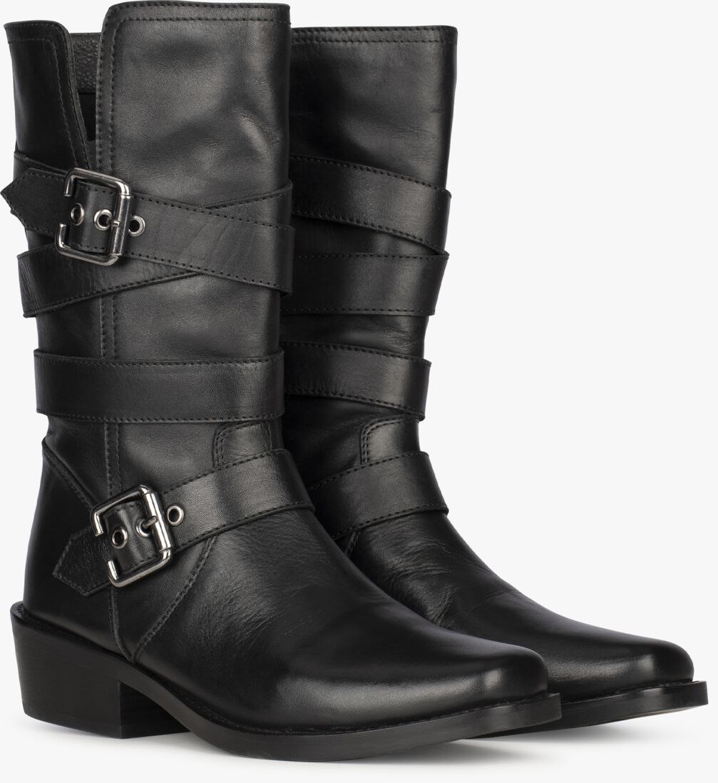 PS POELMAN zwarte ps poelman biker boots sidonia