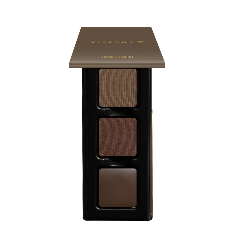 Viseart - Seamless Brow Structure Medium Trio, Palette