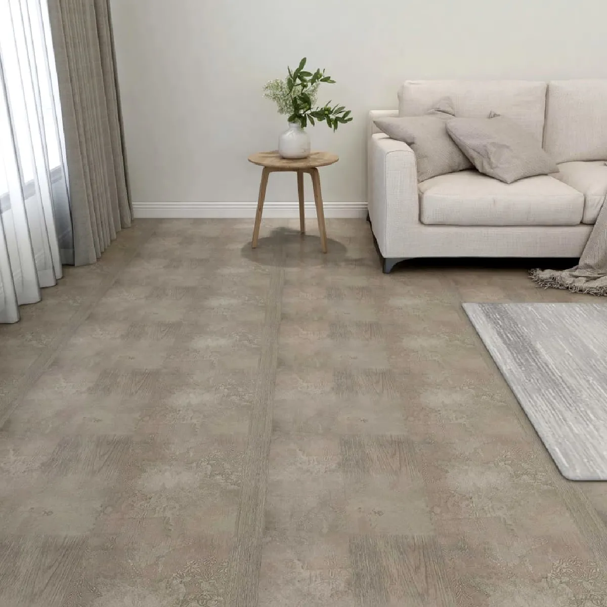 vidaXL Dalles Autoadhésives 20 pcs - Gris