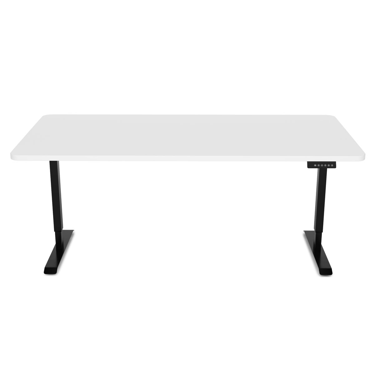 Stehpult elektrisch PREMIUM weiss/schwarz 160 x 80 cm