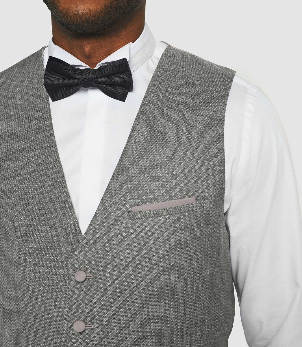 Gilet de costume gris clair 