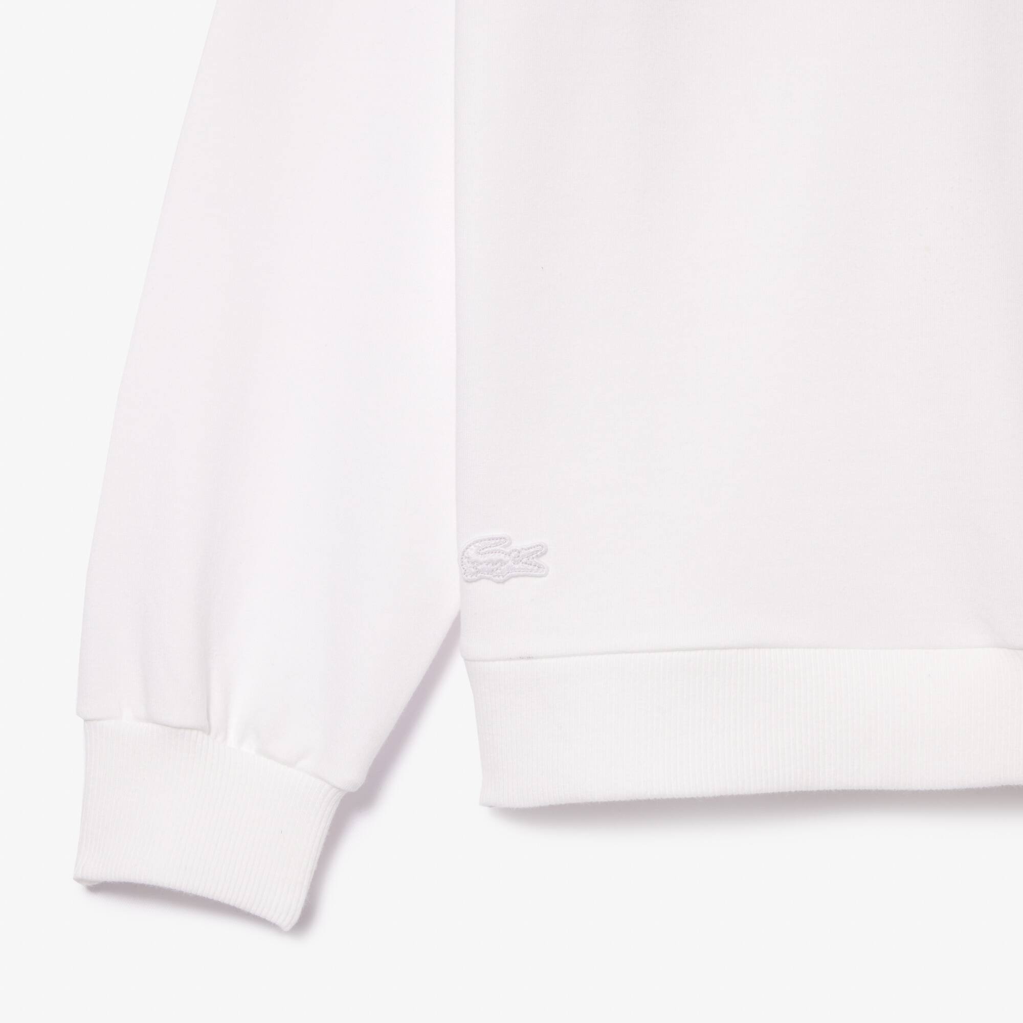 Sweatshirt d'intérieur siglé Lacoste en coton Vêtements d’intérieur & de nuit - Blanc - Lacoste - Femme