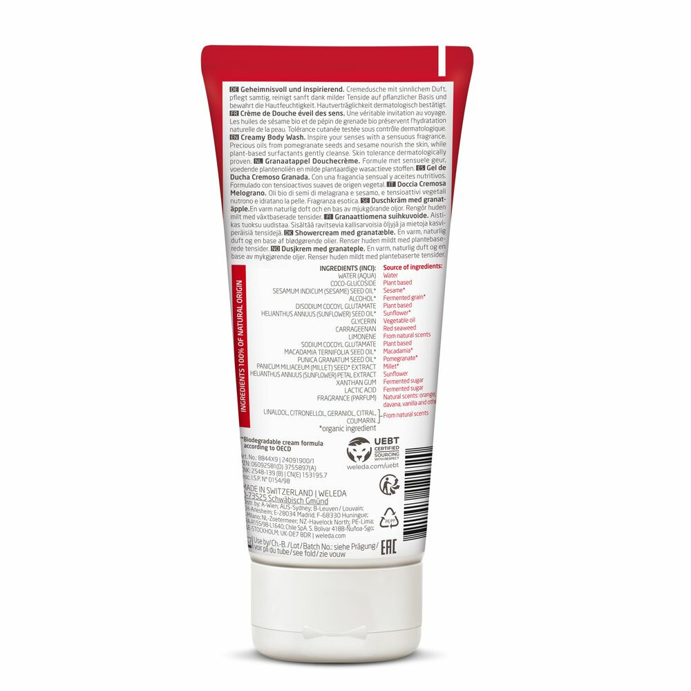 WELEDA Granaatappel Inspire Douchecrème200 ml