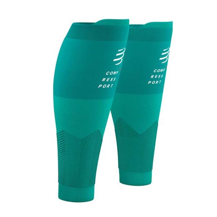 compressport r2v2 calf sleeves 609 r2v2 opal dynasty green