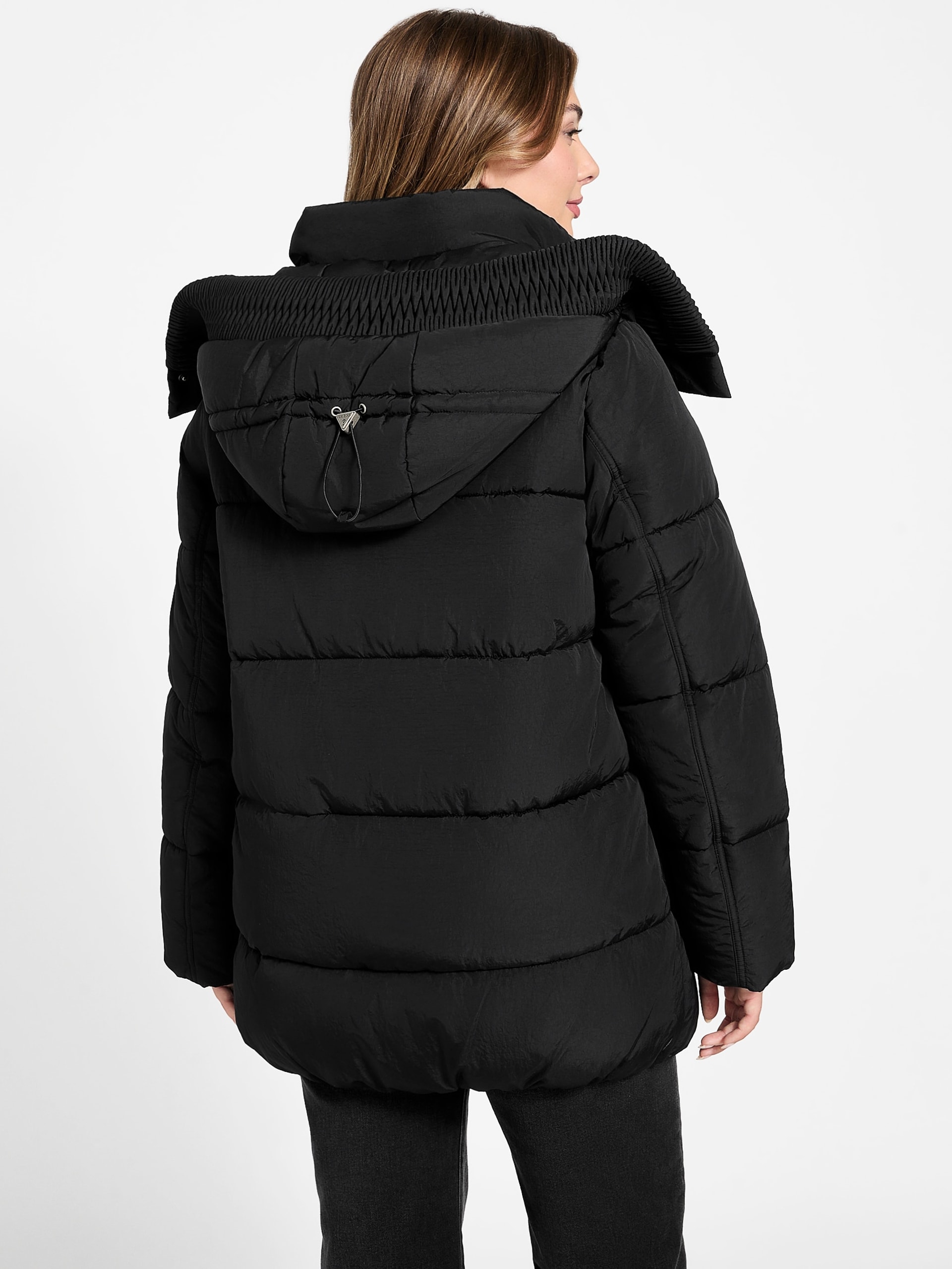 Jaqueta puffer com capuz Eco Eleonor