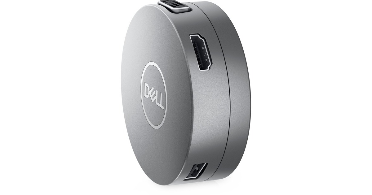 DellUSB-C mobiele adapter - DA310 dockingstation  (Zilver)