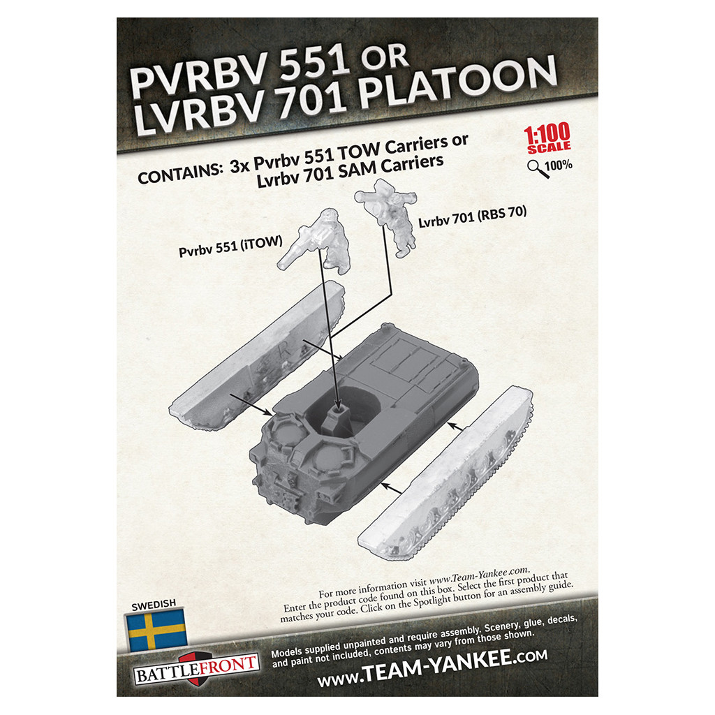 Team Yankee - WWIII: Pvrbv 551 or Lvrbv 701 Platoon