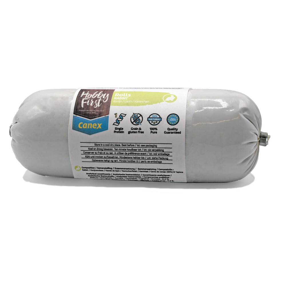 12x HobbyFirst Canex High Protein Roll Konijn400 gr