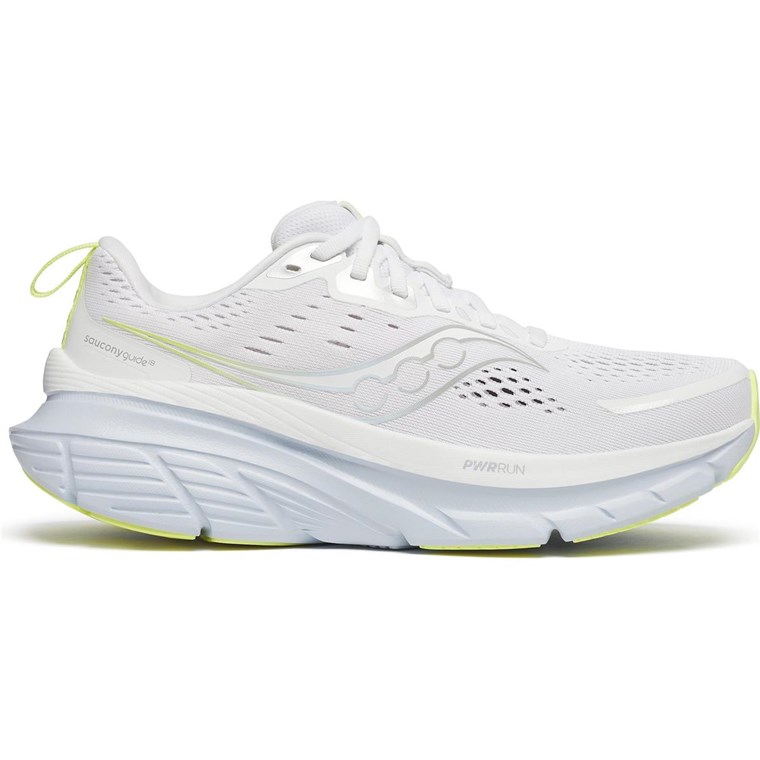 Saucony Guide 18 Womens White/Ice Melt