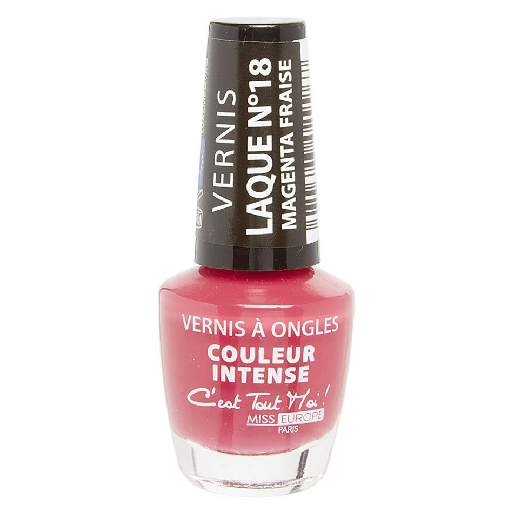 Vernis à ongles laqué magenta n°18