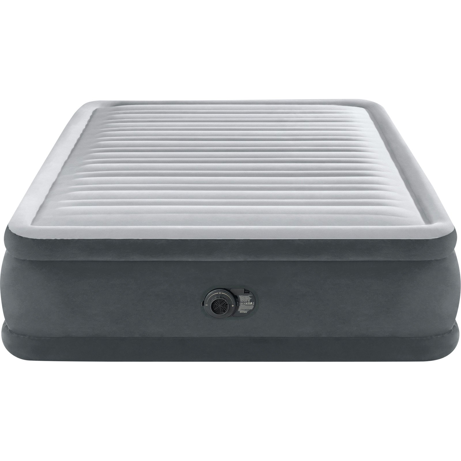 INTEX Luftbett Comfort Plush 152 x 203 x 46 cm mit integrierter Pumpe