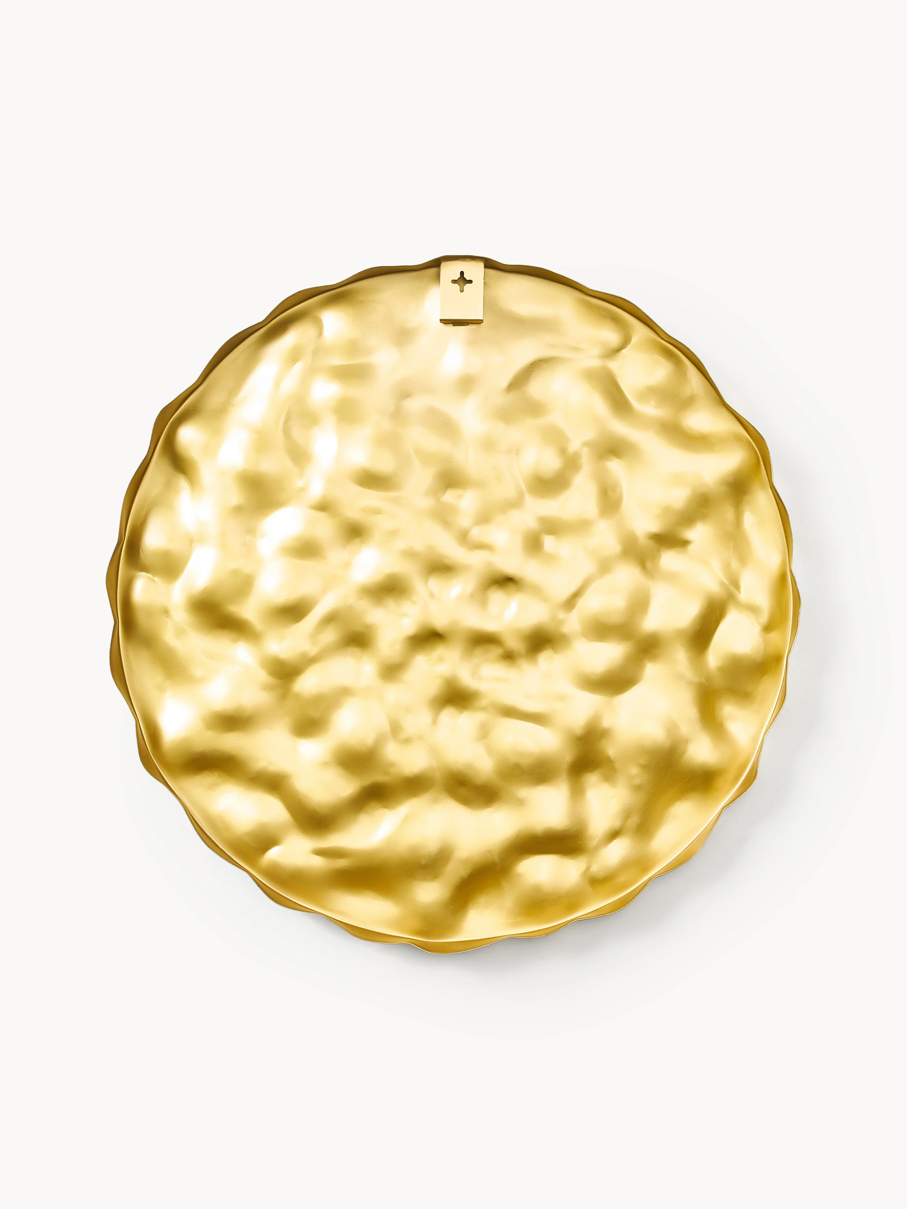 Wandobject Splash met gehamerd oppervlak, Ø 100 cm