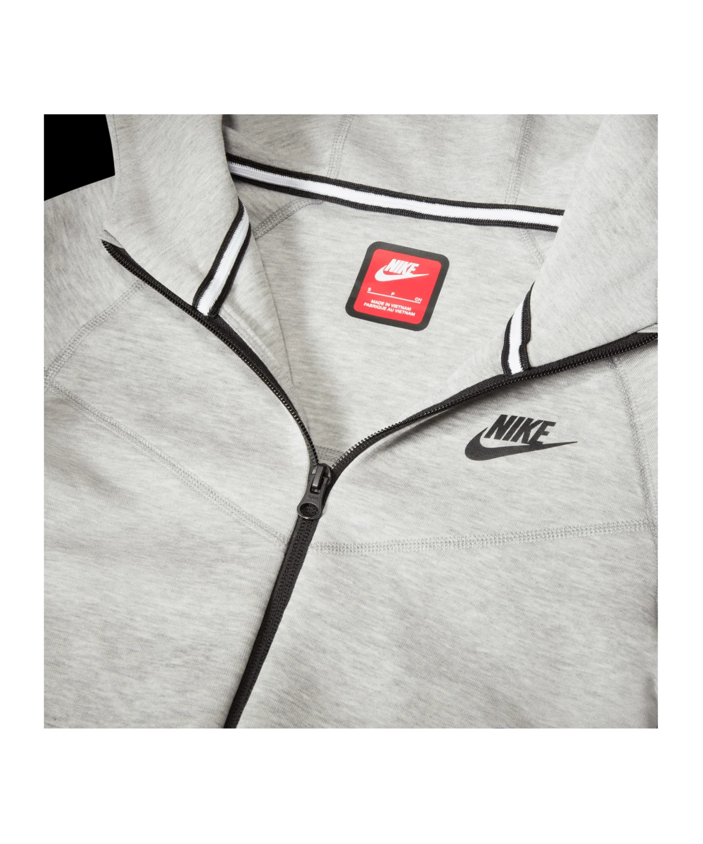 Nike Tech Fleece Jacke Kids Grau Schwarz F063