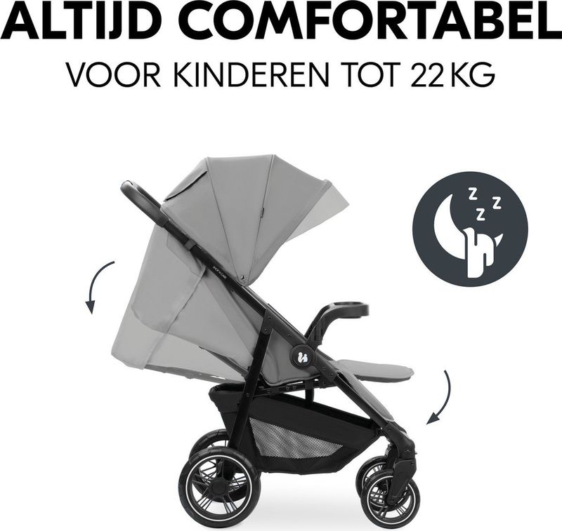 Hauck Shop N Care - Buggy - bijzonder wendbaar - opvouwbaar met één hand - Olive