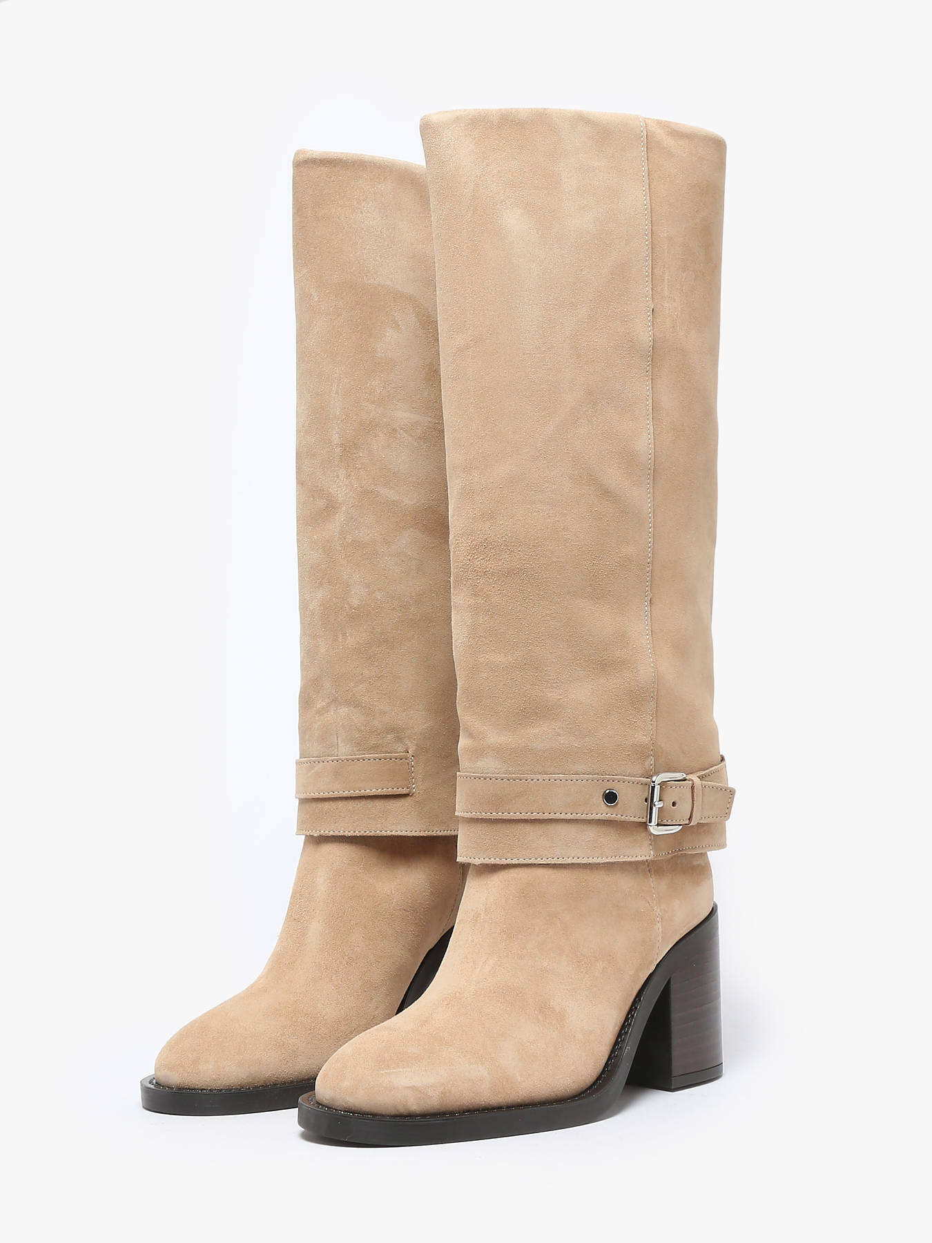 Bottes  talon Selena en cuir ALPE