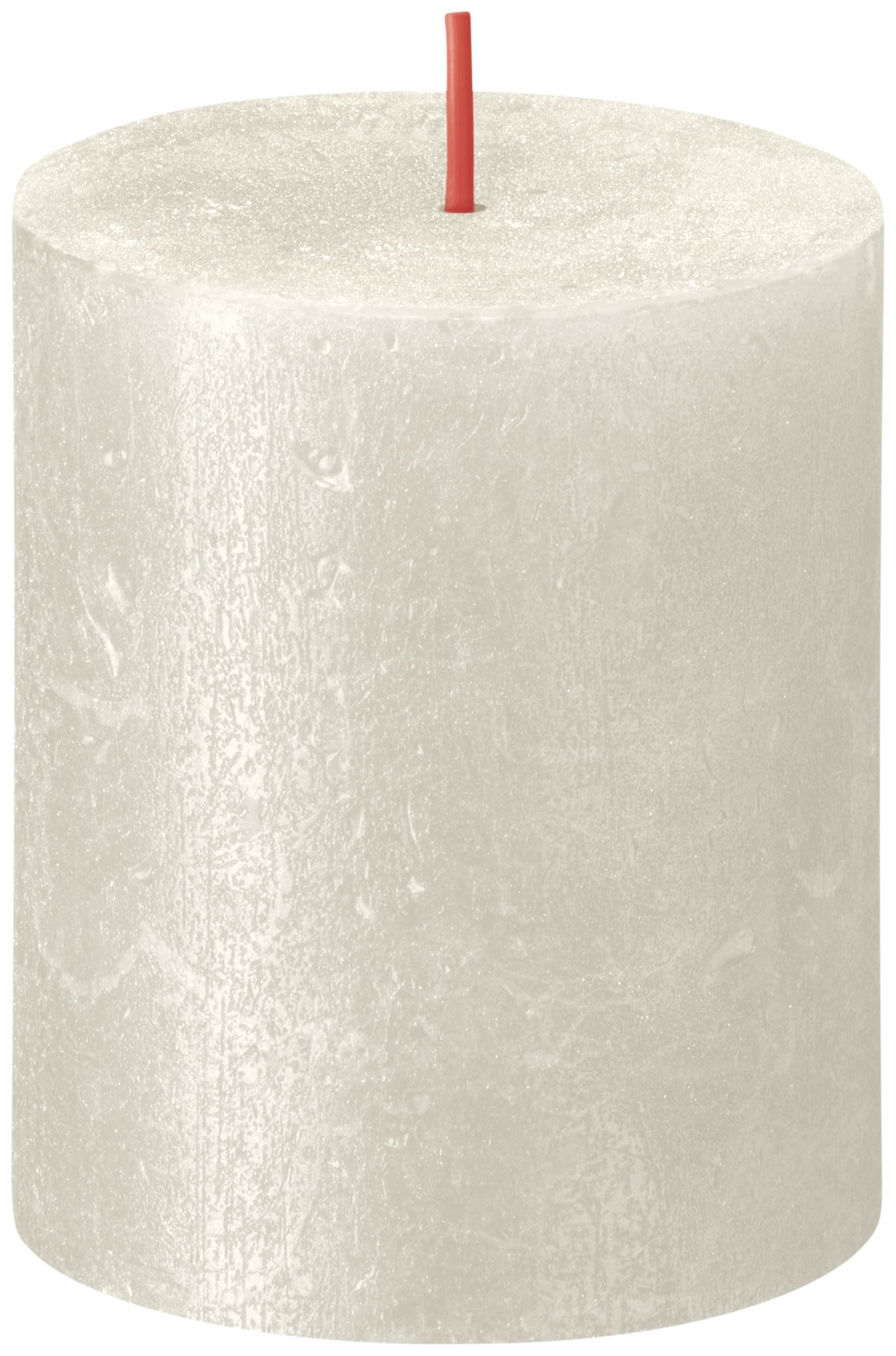 Bolsius Metallic Rustiekkaars 80/68 Ivoor (1 stuk)