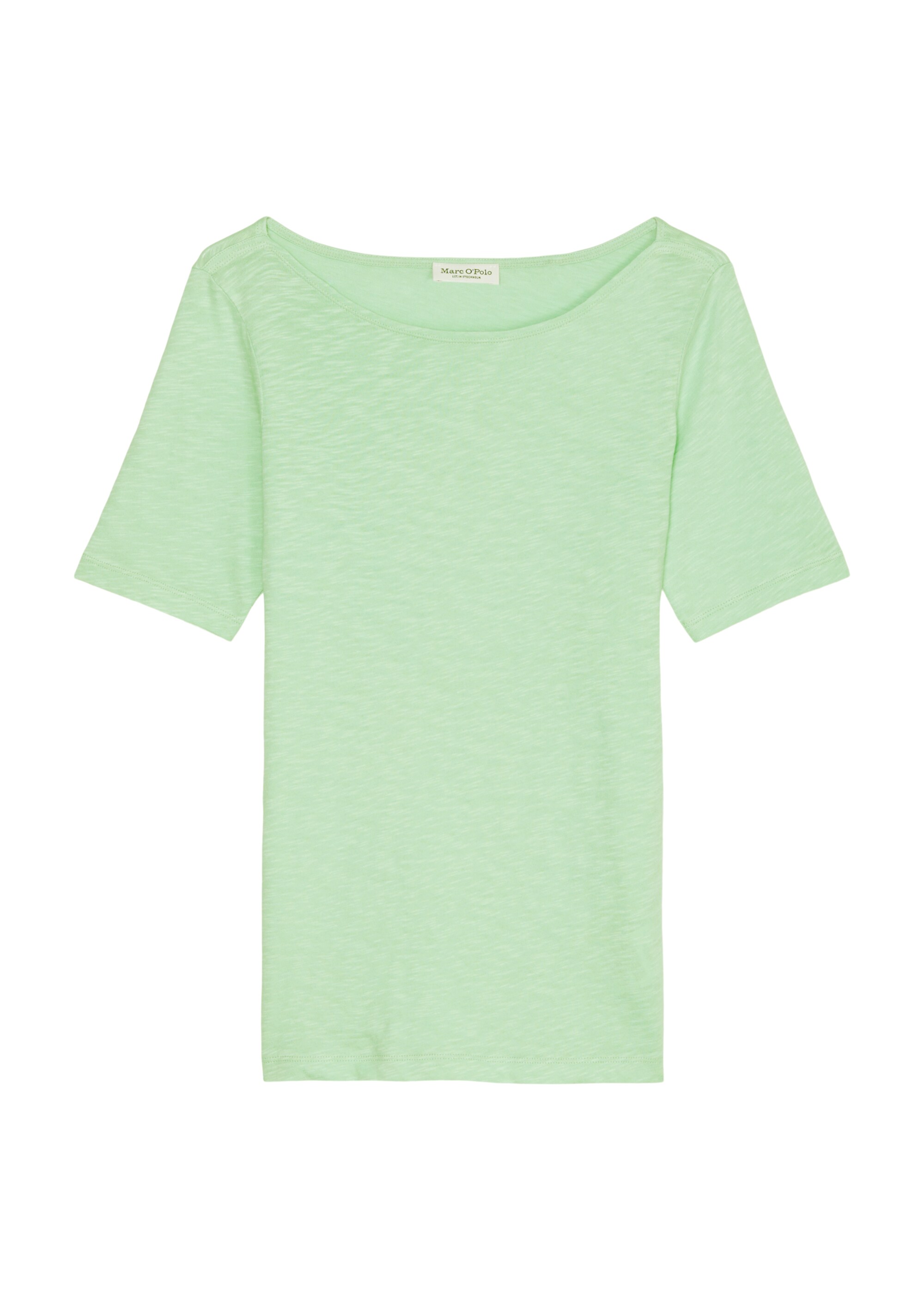 U-Boot-T-Shirt regularaus softem Slub-Jersey