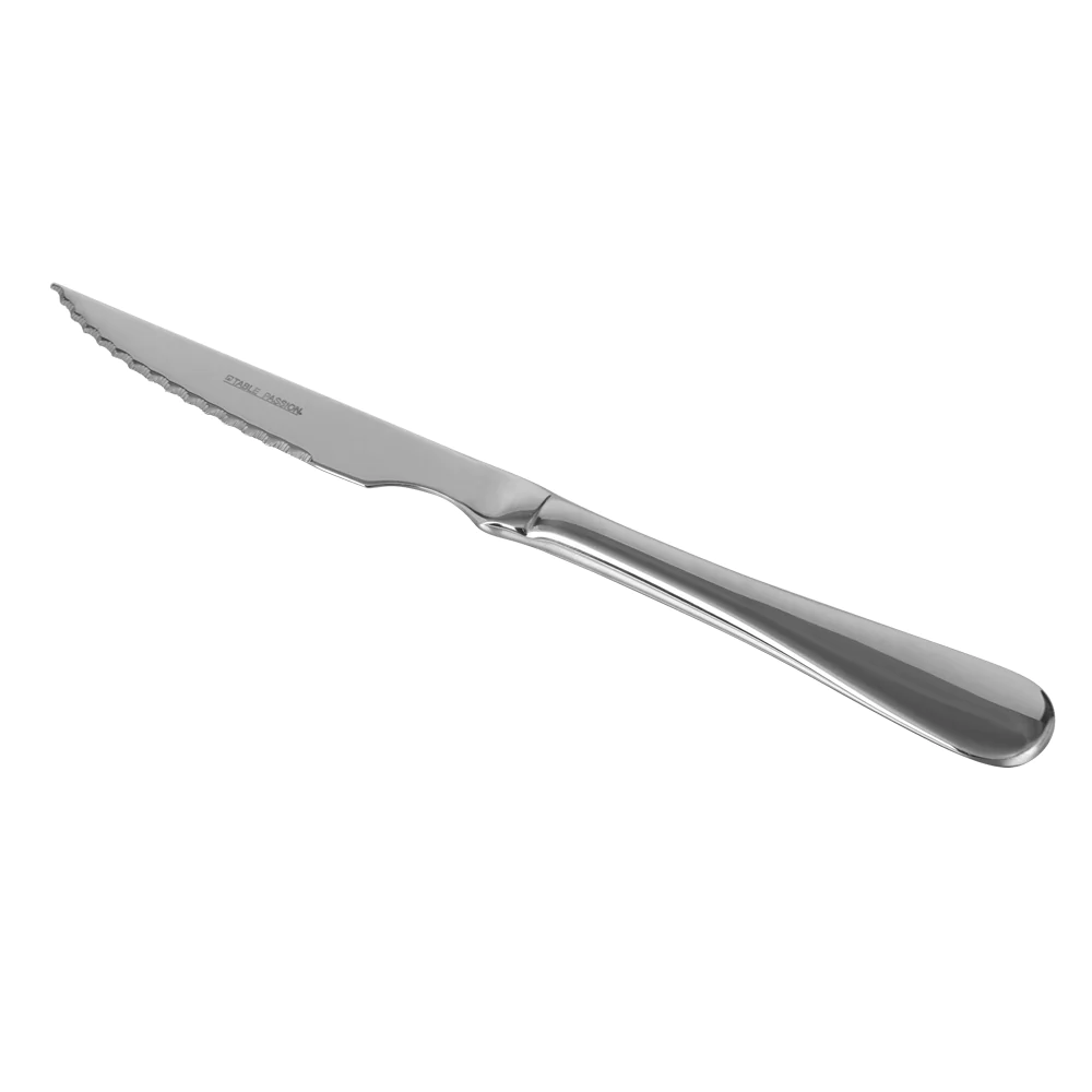 Couteau steak Rocco en inox 18/10 (lot de 6) Table passion