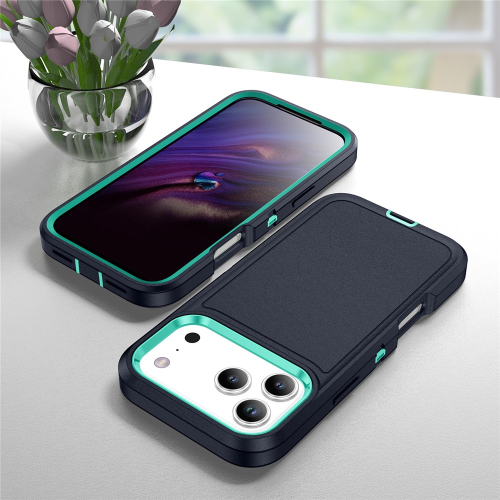 iPhone 17 Pro Outdoor Hybrid Schutz Hülle Defender - Türkis