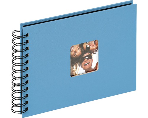 Spiraalalbum leuk oceaanblauw 23x17 cm