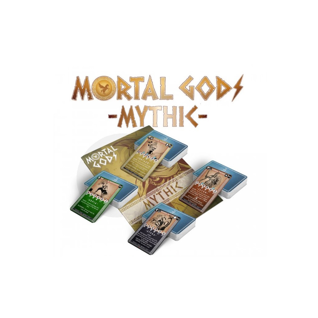 Mortal Gods Mythic - Mythic Rule Set & 4 Faction Card Sets