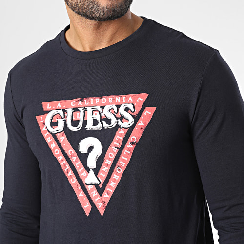 Tee Shirt Manches Longues MM2BI55-J1314 Bleu Marine
