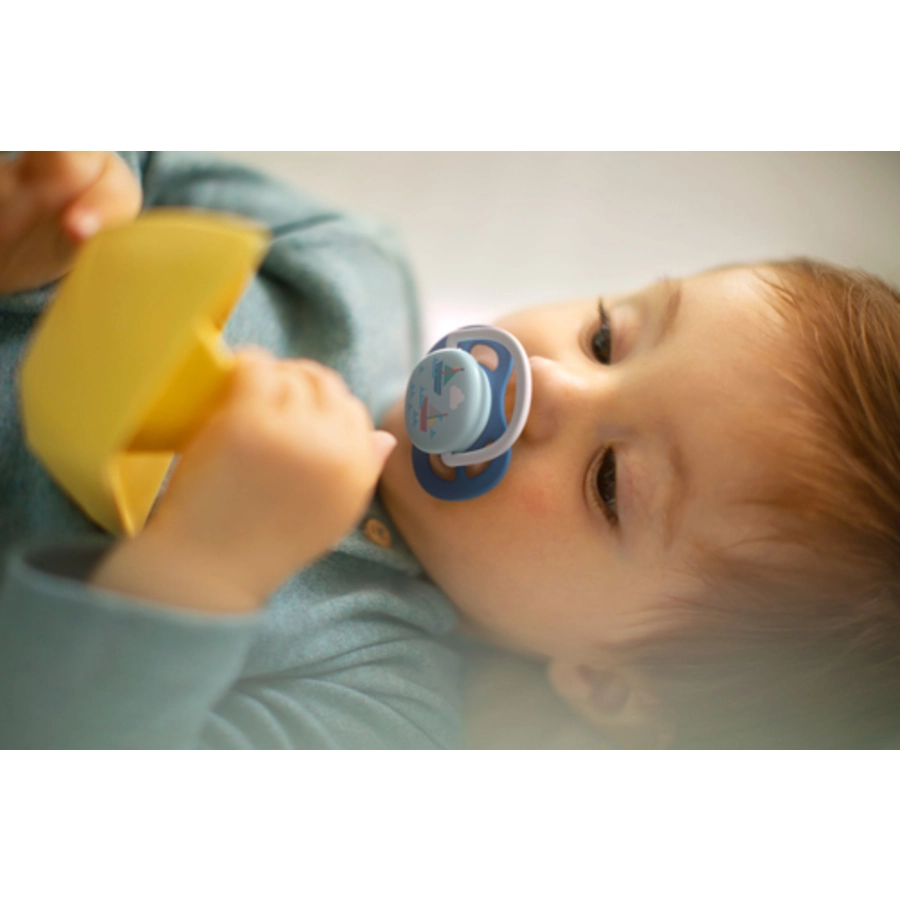 Philips Avent Schnuller ultra air SCF08003 Collection Happy 6-18m Boy MamaBoat im Doppelpack