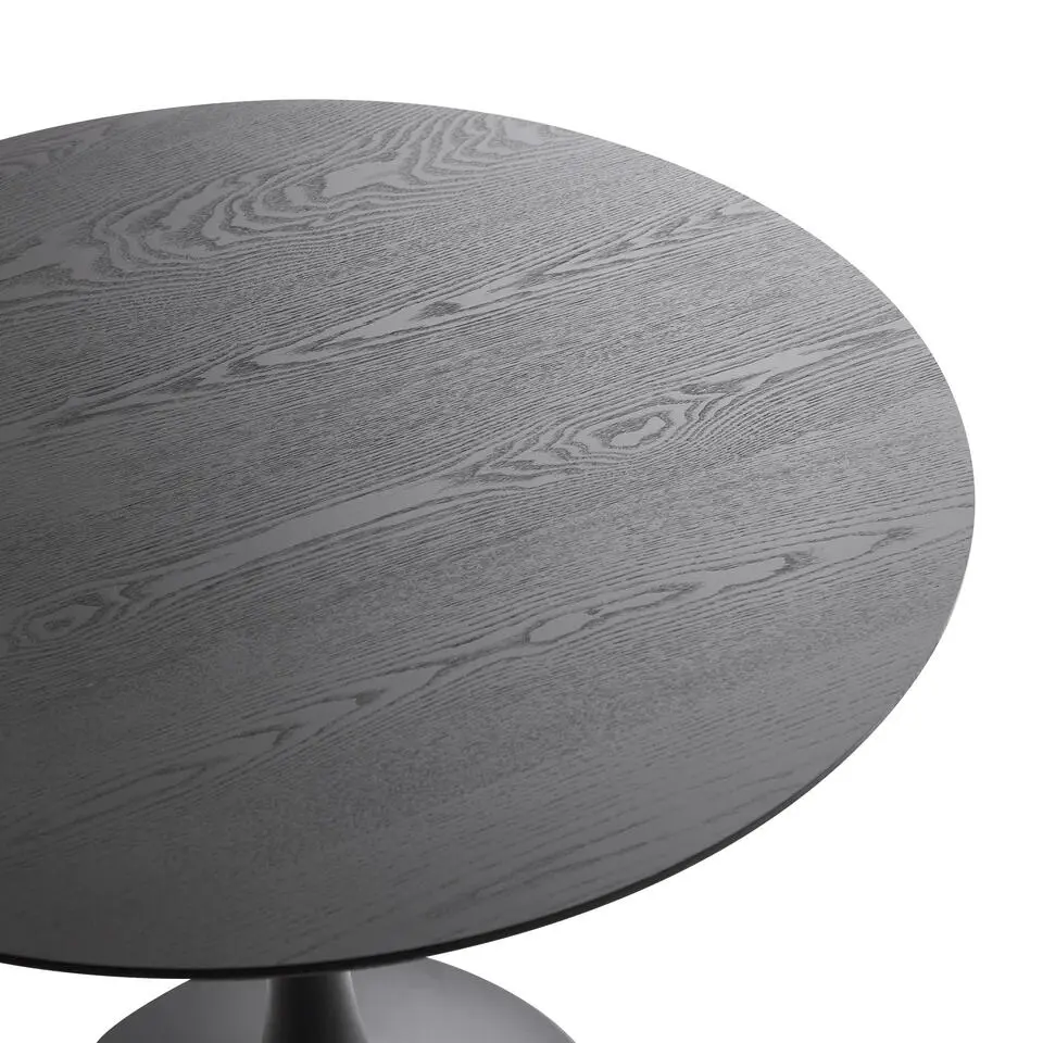 Eettafel 4 Personen Ronde Houten Basis Metaal