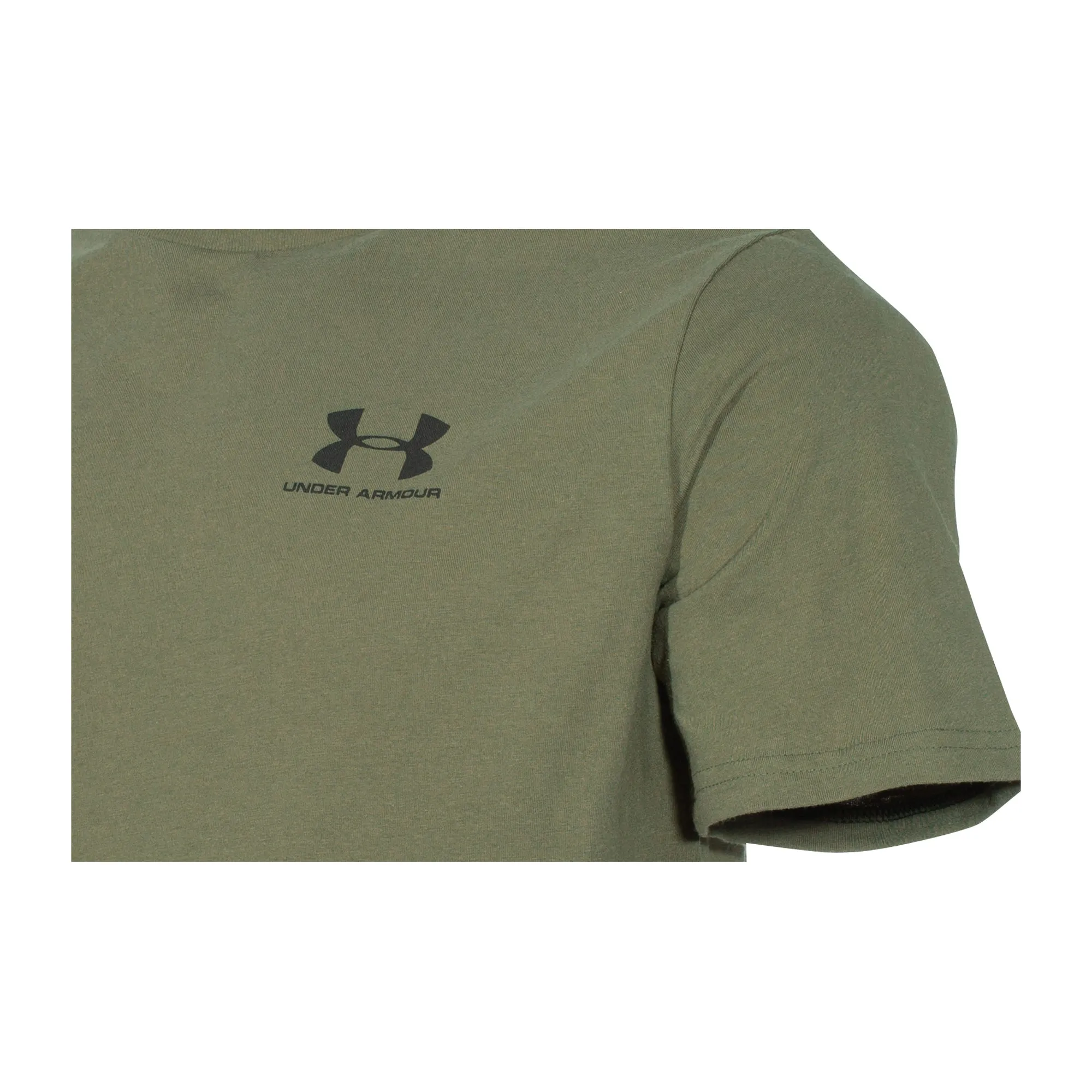 Under Armour -  Under Armour T-Shirt Sportstyle Left Chest Logo oliv