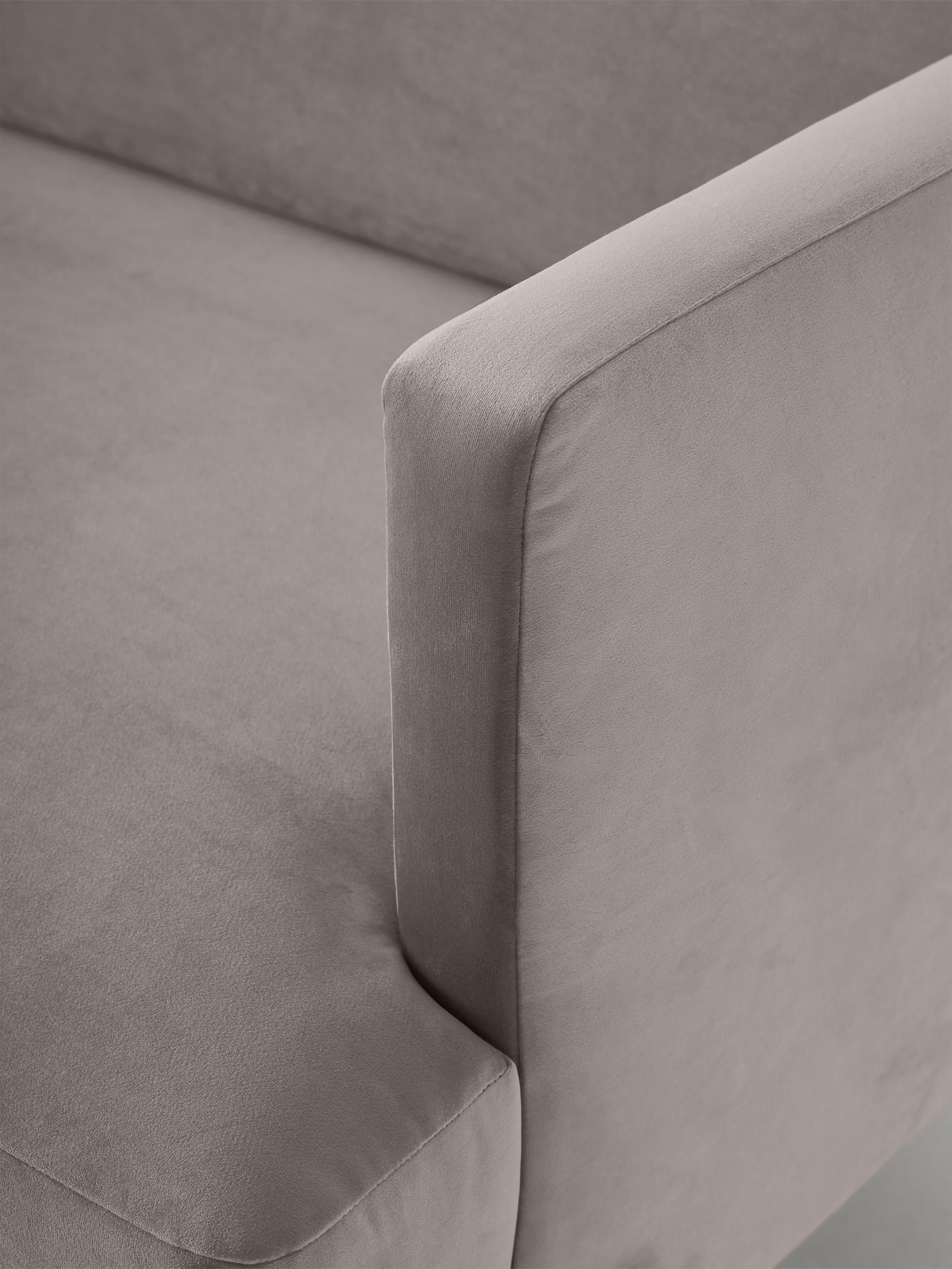 Fluwelen bank Fluente (3-zits)