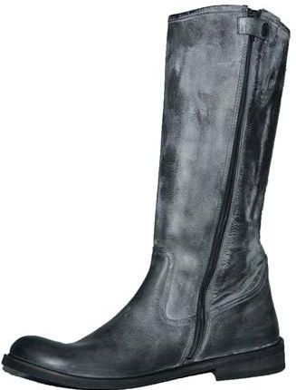 Piedro - 66016N - Laarzen - Zwart White Washed - Leer