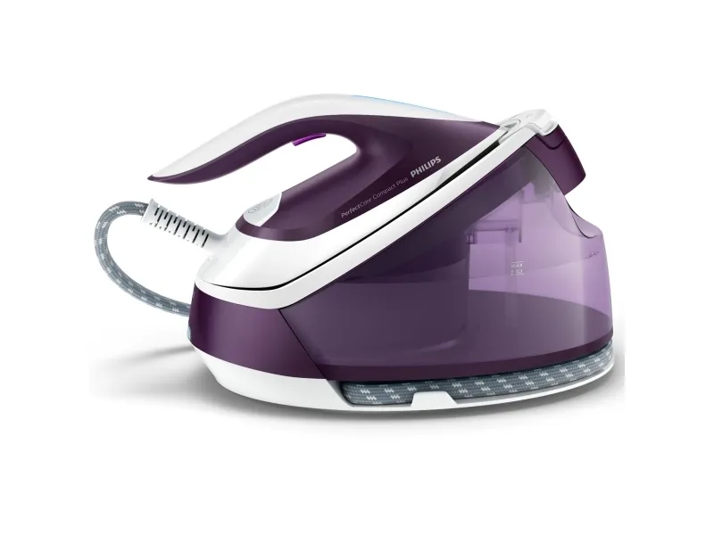 Philips PerfectCare Compact Plus GC7933 - Dampstrygejern med automatisk afbrydelse - såleplade: SteamGlide Plus - 2400 W - magisk lilla