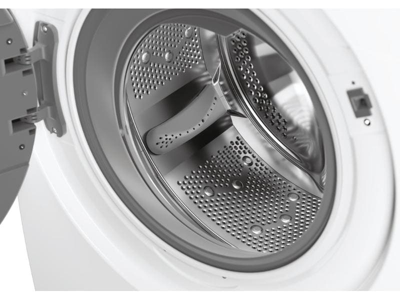 Hoover Waschmaschine H5WPB447AMBC/1-S Links Frontloader mit 7 kg Ladekapazität