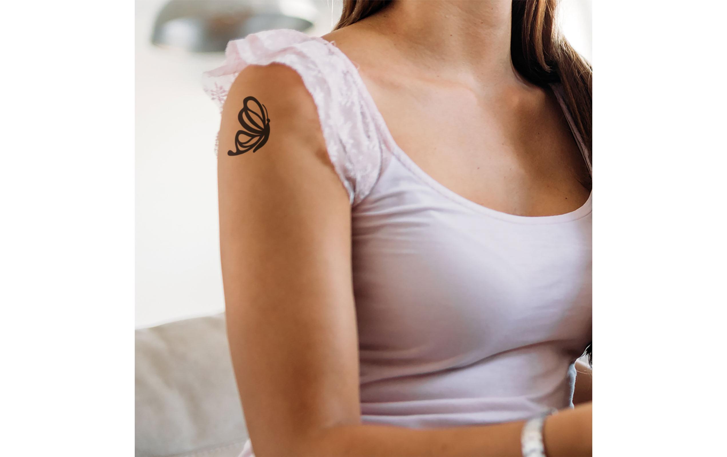 Tattoostempel Schmetterling MediumMotiv-Stein für das perfekte Outdoor-Make-Up