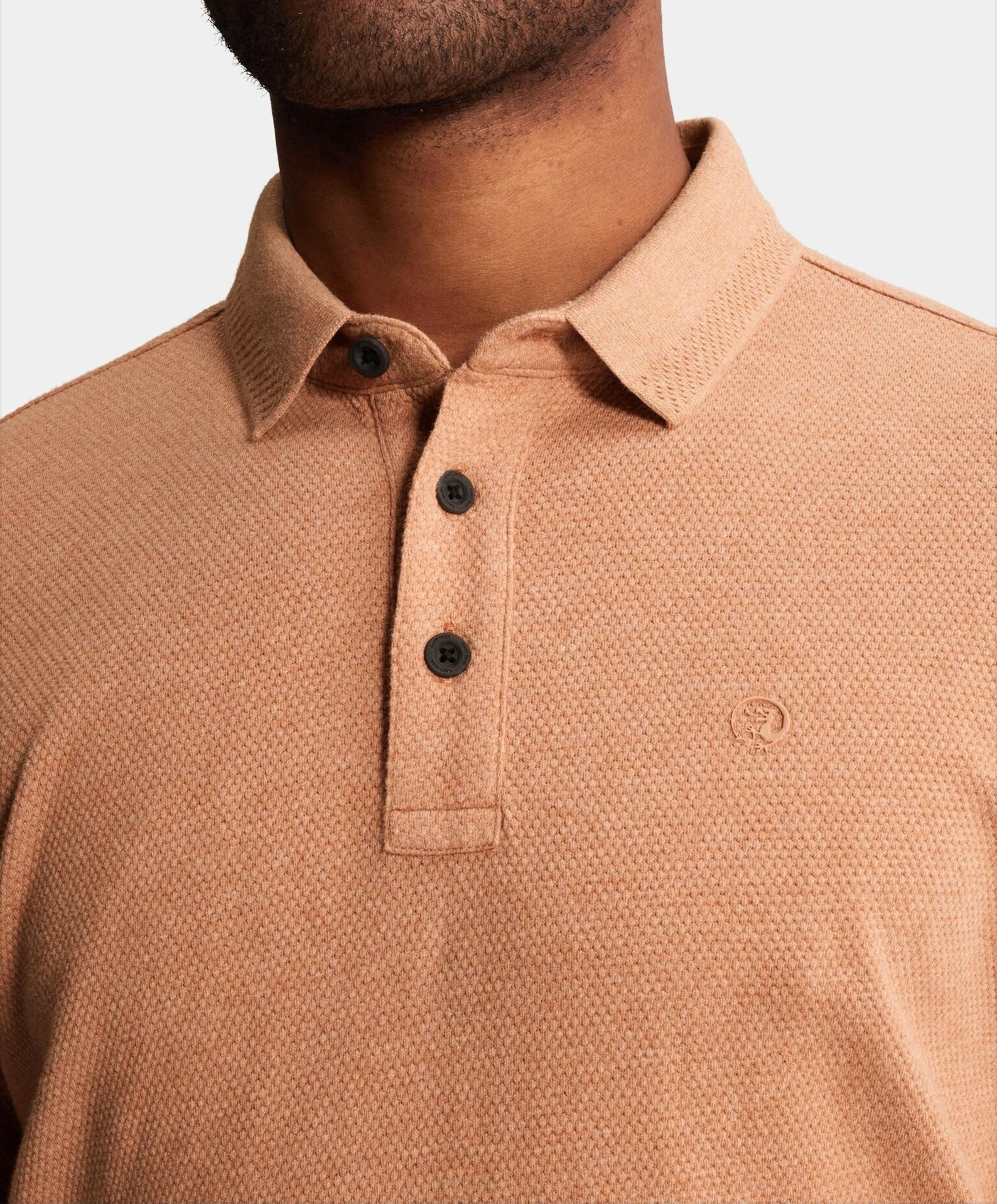 Cast Iron Heren polo oranje