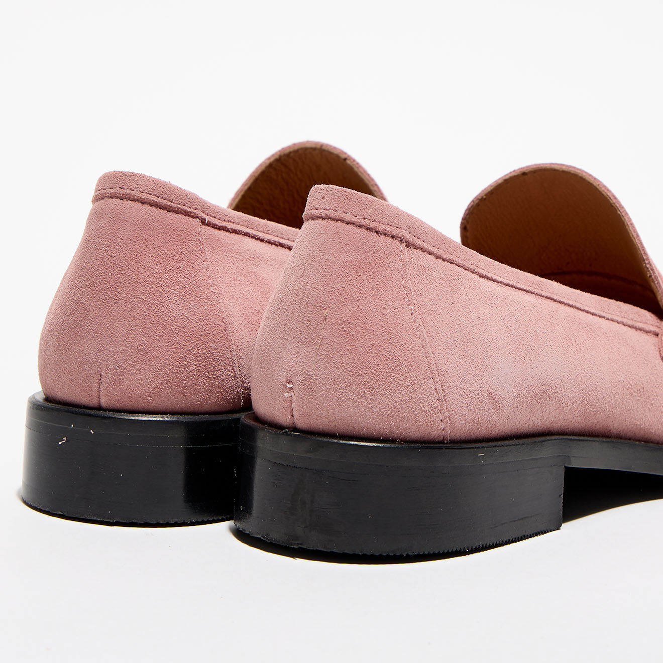 Apologie Mocassins en Velours de Cuir Juliette nude
