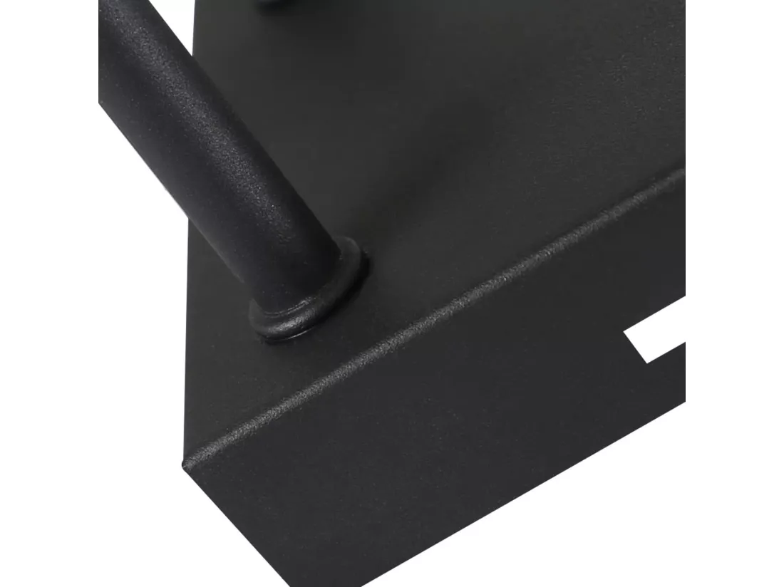 NETTLIFE plafonnier 48,5*48*16cm E27 métal vintage Lampe industrielle à 8 ampoules, noir et or, pour chambre à coucher, salon, cuisine, Max.25W