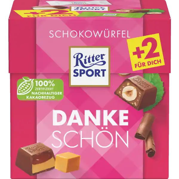 Schokowürfel Dankeschön
