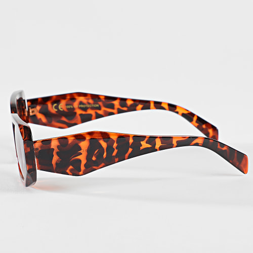 Lunettes De Soleil Fauve Marron Dégradé