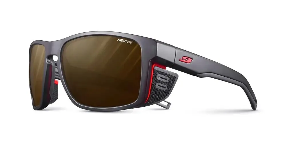 Julbo Shield Reactiv 2-4 Polarized Matt Translucent Black/Orange